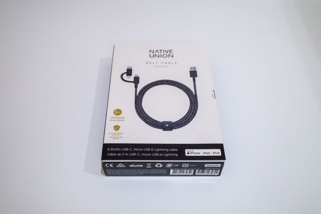 NATIVE UNION ネイティブユニオン Belt Cable XL USB-C to USB-A 3m 急速充電ケーブル レザーストラ  nZlgoNJ29c, PCケーブル、コネクタ
